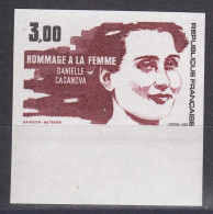 FRANCE : 1983 - D. CASANOVA N° 2259a NON DENTELE NEUF ** LUXE SANS CHARNIERE - 1981-1990