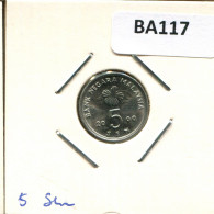5 SEN 2000 MALAYSIA Coin #BA117.U - Malaysie