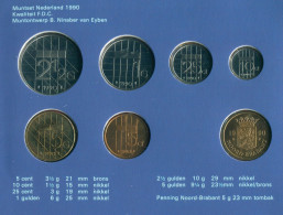NEERLANDÉS NETHERLANDS 1990 MINT SET 6 Moneda + MEDAL #SET1109.7.E - Mint Sets & Proof Sets