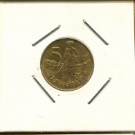 5 CENTS 2004 ETHIOPIA Coin #AS188.U - Etiopía