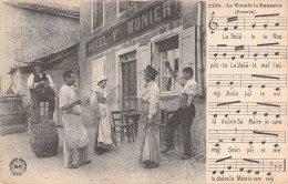 FOLKLORE - LA VOUALE LA ROUZETTE - Bourrée - Carte Postale Ancienne - Música