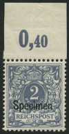 OST-SACHSEN 52SP **, 1945, 10 Pf. Grau, Aufdruck Specimen, Pracht, Fotoattestkopie Jäschke Eines Ehemaligen Viererblocks - Unused Stamps