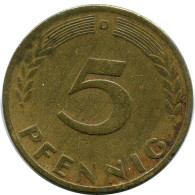 5 PFENNIG 1949 D BRD DEUTSCHLAND Münze GERMANY #DB893.D - 5 Pfennig