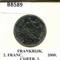 2 FRANCS 2000 FRANCE Pièce #BB589.F - 2 Francs