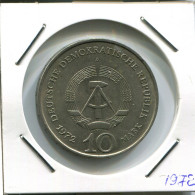 10 MARK 1972 DDR EAST ALEMANIA Moneda GERMANY #AR764.E - Andere & Zonder Classificatie