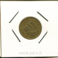 10 CENTIMES 1974 MAROC MOROCCO Pièce #AS097.F - Morocco