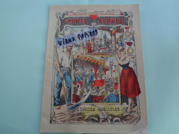 Cahier Complet - Vers 1900 - " Comices Agricoles " - Belles Scènes  - Réf.89. - Agricoltura