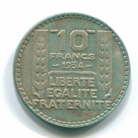 10 FRANCS 1934 FRANCE Coin Silver #FR1063.14 - 10 Francs