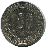 100 FRANCS 1975 CAMEROON Coin #AP854.U - Cameroon