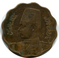 10 MILLIEMES 1943 EGYPT Islamic Coin #AK026.U - Egypt