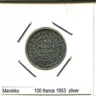 100 FRANCS 1953 MOROCCO Coin #AS080.U - Morocco