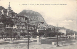 FRANCE - 38 - Grenoble - L'Isère Au Quai Perrière, Ste-Marie-d'en-Haut Et Le Saint-Eynard - Carte Postale Ancienne - Grenoble