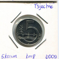 5 KORUN 2009 TSCHECHIEN CZECH REPUBLIC Münze #AP772.2.D - Tschechische Rep.