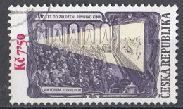 CZECH REPUBLIC 524,used,falc Hinged - Gebraucht