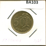 50 PENNIA 1971 FINNLAND FINLAND Münze #BA103.D - Finland