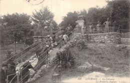 FRANCE - 65 - Lourdes - Le Calvaire - La Première Station - Carte Postale Ancienne - Lourdes