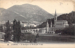 FRANCE - 65 - Lourdes - La Basilique Et Le Pic Du Jer - Carte Postale Ancienne - Lourdes