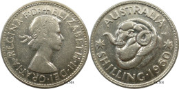 Australie - Commonwealth - Elizabeth II - One Shilling 1960 - TTB/XF45 - Mon5898 - Shilling