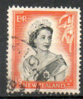 NOUVELLE-ZELANDE Elisabeth II 1954/57 N° 337a - Oblitérés