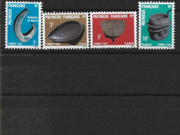 1984 POLYNESIE FRANCAISE TAXE 4-7** Artisanat , Hameçon - Timbres-taxe