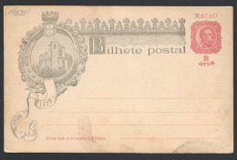 1898  Carte Postale Illustrée 2 Avos - Centenaire De L'Inde Postugaise - Eglise -   Neuve - Cartas & Documentos