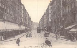 FRANCE - 69 - Lyon - Rue De La République - Carte Postale Ancienne - Other & Unclassified