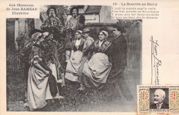 FOLKLORE - Les Chansons De Jean Rameau - La Bourrée Au Berry - Carte Postale Ancienne - Musica