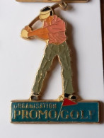 YY117 Pin's Golf Organisation Promo Golf Signé CORNER COINDEROUX Achat Immédiat - Golf