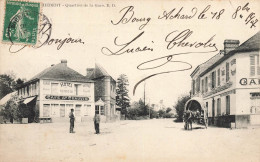 Thuit Hébert * Quartier De La Gare * 1907 * Hôtel Du Chemin De Fer Café A. CHAUVIN * Villageois - Andere & Zonder Classificatie