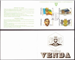 Venda - 1979 - Independence - Complete Set On Single Collectors Sheet - Venda