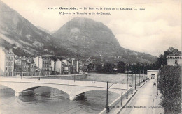 FRANCE - 38 - Grenoble - Le Pont Et La Porte De La Citadelle - Quai X.Jouvin La Tronche Et Le.. - Carte Postale Ancienne - Grenoble