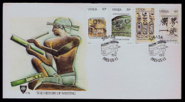 Venda - 1983 - History Of Writing - Complete Set On FDC - Venda