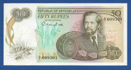 SEYCHELLES - P.21 – 50 RUPEES ND 1977 UNC-, S/n A/I 009301 LOW NUMBER!!! - Seychelles