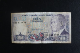 Billet, Turquie Turkey Turk Lirasi 1000    1970 - Turquie