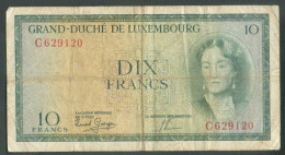 Billet De 10 Francs C629120 - 20973 - Luxemburgo