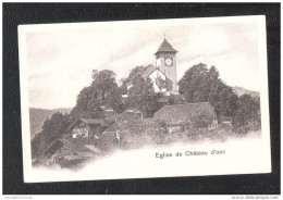 CPA Canton De Vaud Château D'oex L'église DOS NON DIVISE - Otros & Sin Clasificación