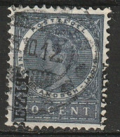 Ned Indie 1908 Wilhelmina 10 Ct "BEZIT BUITEN" STERK VERSCHOVEN - SHIFTED NVPH 88fb Used. Cat € 75 - Indes Néerlandaises