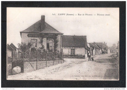 CPA 80 * CAPPY - LA RUE DE PERONNE UNUSED - Moreuil