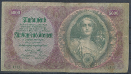 °°° AUSTRIA - 5000 KRONEN 1922 °°° - Autriche