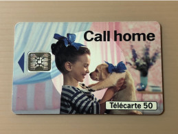 France Telecom Chip Telecarte Phonecard - Call Home - Set Of 1 Used Card - Otros & Sin Clasificación