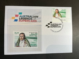 (2 Q 38) Australia New Stamp Issue - 27-4-2023 - Australian Legends Of Supercars - Allan Moffat (FDI 27-4-2023) - Covers & Documents