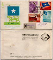 Fdc Venetia Som 1960 23s Indipendenza Raccommanadata - Somalië (AFIS)