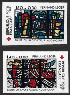 France 1979, N°2175/76a** Non Dentelé. Croix-Rouge , Cote 115€ - 1981-1990