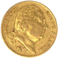 Louis XVIII-20 Francs 1822 Paris - 20 Francs (gold)