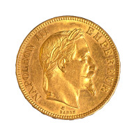 Second Empire - 100 Francs Napoléon III, Tête Laurée 1869 Paris - 100 Francs (gold)