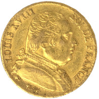 Louis XVIII-20 Francs 1814 Bordeaux - 20 Francs (gold)