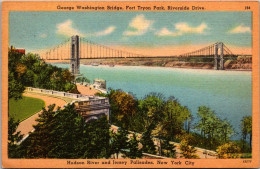 New York City George Washington Bridge And Fort Tryon Park  - Puentes Y Túneles