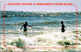 Rhode Island Enjoying The Surf At Misquamicut - Autres & Non Classés