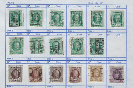 HOUYOUX LIKWIDATIE Met O.a. 11 X Nr. 194 En ZELDZAME Voorafstempelingen AVERBODE ; Details & Staat Zie Scan ! LOT 173 - Typo Precancels 1922-31 (Houyoux)