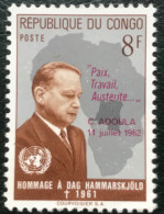 République Du Congo - C17/16 - MNH - 1962 - Michel 90 - Hommage Aan Dag Hammarskjöld - Unused Stamps